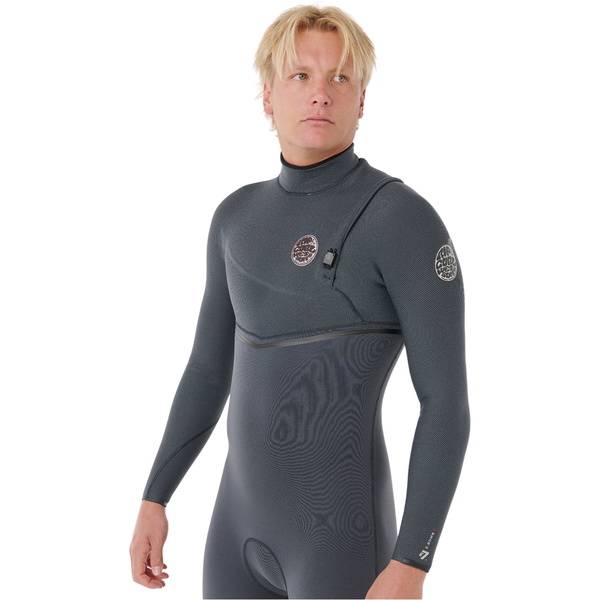 2026 Rip Curl Da Uomo E-Bomb 4/3mm Zip Free Muta 17MMFS - Iron